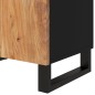 vidaXL Comodino 50x33x60 cm Legno Massello Acacia e Legno Multistrato vidaXL Comodino 50x33x60 cm Legno Massello Acacia e Legno Multistrato