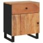 vidaXL Comodino 50x33x60 cm Legno Massello Acacia e Legno Multistrato vidaXL Comodino 50x33x60 cm Legno Massello Acacia e Legno Multistrato