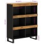 vidaXL Credenza 85x33x107 cm in Legno Massello di Mango vidaXL Credenza 85x33x107 cm in Legno Massello di Mango