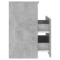 vidaXL Comodino Grigio Cemento 50x32x60 cm vidaXL Comodino Grigio Cemento 50x32x60 cm