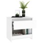 vidaXL Comodini 2 pz Bianco 40x30x39 cm in Legno Ingegnerizzato vidaXL Comodini 2 pz Bianco 40x30x39 cm in Legno Ingegnerizzato