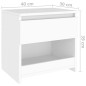vidaXL Comodini 2 pz Bianco 40x30x39 cm in Legno Ingegnerizzato vidaXL Comodini 2 pz Bianco 40x30x39 cm in Legno Ingegnerizzato