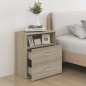 vidaXL Comodini 2 pz Rovere Sonoma 50x32x60 cm vidaXL Comodini 2 pz Rovere Sonoma 50x32x60 cm