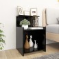 vidaXL Comodini 2 pz Nero 40x35x60 cm in Truciolato vidaXL Comodini 2 pz Nero 40x35x60 cm in Truciolato