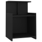 vidaXL Comodini 2 pz Nero 40x35x60 cm in Truciolato vidaXL Comodini 2 pz Nero 40x35x60 cm in Truciolato