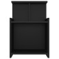 vidaXL Comodini 2 pz Nero 40x35x60 cm in Truciolato vidaXL Comodini 2 pz Nero 40x35x60 cm in Truciolato