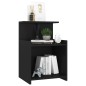 vidaXL Comodini 2 pz Nero 40x35x60 cm in Truciolato vidaXL Comodini 2 pz Nero 40x35x60 cm in Truciolato