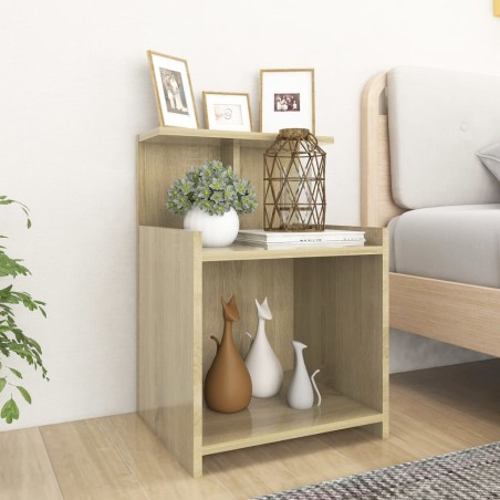 vidaXL Comodini 2 pz Rovere Sonoma 40x35x60 cm in Truciolato