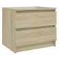 vidaXL Comodino Rovere Sonoma 50x39x43,5 cm in Truciolato vidaXL Comodino Rovere Sonoma 50x39x43,5 cm in Truciolato