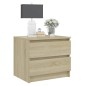 vidaXL Comodino Rovere Sonoma 50x39x43,5 cm in Truciolato vidaXL Comodino Rovere Sonoma 50x39x43,5 cm in Truciolato