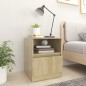 vidaXL Comodino Rovere Sonoma 40x40x50 cm in Truciolato