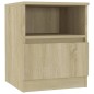 vidaXL Comodino Rovere Sonoma 40x40x50 cm in Truciolato