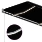 vidaXL Tenda Automatica Sensore Vento e LED 3,5x2,5 cm Antracite vidaXL Tenda Automatica Sensore Vento e LED 3,5x2,5 cm Antracite