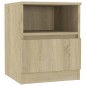 vidaXL Comodini 2 pz Rovere Sonoma 40x40x50 cm in Truciolato vidaXL Comodini 2 pz Rovere Sonoma 40x40x50 cm in Truciolato