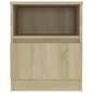 vidaXL Comodini 2 pz Rovere Sonoma 40x40x50 cm in Truciolato vidaXL Comodini 2 pz Rovere Sonoma 40x40x50 cm in Truciolato