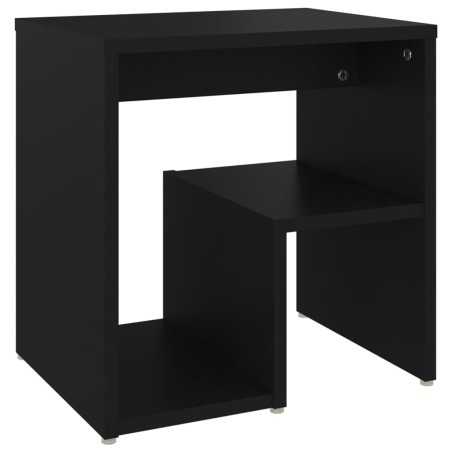 vidaXL Comodino Nero 40x30x40 cm in Truciolato