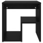 vidaXL Comodino Nero 40x30x40 cm in Truciolato vidaXL Comodino Nero 40x30x40 cm in Truciolato