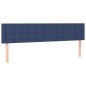Testiera 2 pz Blu 90x5x78/88 cm in Tessuto Testiera 2 pz Blu 90x5x78/88 cm in Tessuto