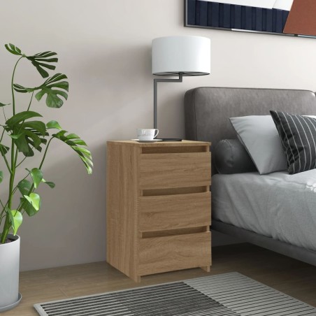 vidaXL Comodino in Rovere Sonoma 40x35x60 cm in Truciolato