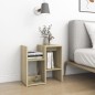 vidaXL Comodino Rovere Sonoma 50x30x51,5 cm in Truciolato