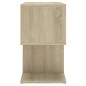 vidaXL Comodino Rovere Sonoma 50x30x51,5 cm in Truciolato