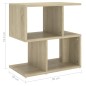 vidaXL Comodino Rovere Sonoma 50x30x51,5 cm in Truciolato