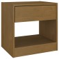 vidaXL Comodino 40x31x40 cm Marrone Miele Legno Massello di Pino vidaXL Comodino 40x31x40 cm Marrone Miele Legno Massello di Pino