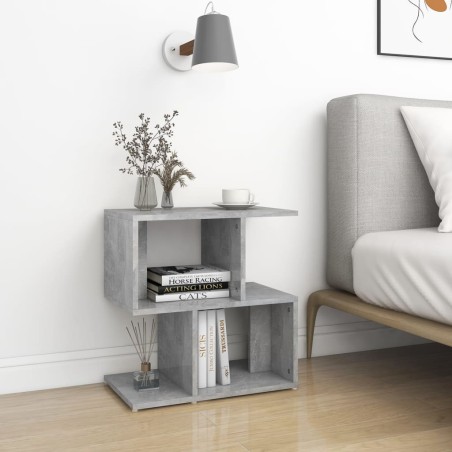 vidaXL Comodini 2 pz Grigio Cemento 50x30x51,5 cm in Truciolato