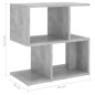 vidaXL Comodini 2 pz Grigio Cemento 50x30x51,5 cm in Truciolato