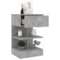 vidaXL Comodini 2 pz Grigio Cemento 40x35x65 cm vidaXL Comodini 2 pz Grigio Cemento 40x35x65 cm