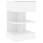 vidaXL Comodini Bianchi 2 pz 40x35x65 cm in Legno Ingegnerizzato vidaXL Comodini Bianchi 2 pz 40x35x65 cm in Legno Ingegnerizzato