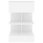 vidaXL Comodini Bianchi 2 pz 40x35x65 cm in Legno Ingegnerizzato vidaXL Comodini Bianchi 2 pz 40x35x65 cm in Legno Ingegnerizzato