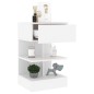 vidaXL Comodini Bianchi 2 pz 40x35x65 cm in Legno Ingegnerizzato vidaXL Comodini Bianchi 2 pz 40x35x65 cm in Legno Ingegnerizzato
