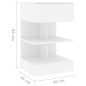 vidaXL Comodini Bianchi 2 pz 40x35x65 cm in Legno Ingegnerizzato vidaXL Comodini Bianchi 2 pz 40x35x65 cm in Legno Ingegnerizzato