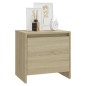 vidaXL Comodino Rovere Sonoma 45x34x44,5 cm in Truciolato vidaXL Comodino Rovere Sonoma 45x34x44,5 cm in Truciolato