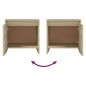 vidaXL Comodino Rovere Sonoma 45x34x44,5 cm in Truciolato vidaXL Comodino Rovere Sonoma 45x34x44,5 cm in Truciolato