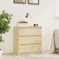 vidaXL Comodino 60x36x64 cm in Legno Massello di Abete vidaXL Comodino 60x36x64 cm in Legno Massello di Abete