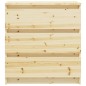 vidaXL Comodino 60x36x64 cm in Legno Massello di Abete vidaXL Comodino 60x36x64 cm in Legno Massello di Abete