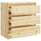 vidaXL Comodino 60x36x64 cm in Legno Massello di Abete vidaXL Comodino 60x36x64 cm in Legno Massello di Abete