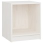 vidaXL Comodini 2 pz Bianchi 35,5x33,5x41,5 cm Legno Massello di Pino vidaXL Comodini 2 pz Bianchi 35,5x33,5x41,5 cm Legno Massello di Pino
