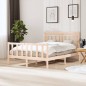 vidaXL Giroletto in Legno Massello 140x190 cm vidaXL Giroletto in Legno Massello 140x190 cm