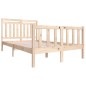 vidaXL Giroletto in Legno Massello 140x190 cm vidaXL Giroletto in Legno Massello 140x190 cm