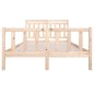 vidaXL Giroletto in Legno Massello 140x190 cm vidaXL Giroletto in Legno Massello 140x190 cm