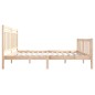 vidaXL Giroletto in Legno Massello 140x190 cm vidaXL Giroletto in Legno Massello 140x190 cm