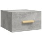 vidaXL Comodini a Muro 2 pz Grigio Cemento 35x35x20 cm vidaXL Comodini a Muro 2 pz Grigio Cemento 35x35x20 cm