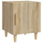 vidaXL Comodini 2 pz Rovere Sonoma in Legno Multistrato vidaXL Comodini 2 pz Rovere Sonoma in Legno Multistrato