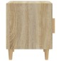vidaXL Comodini 2 pz Rovere Sonoma in Legno Multistrato vidaXL Comodini 2 pz Rovere Sonoma in Legno Multistrato