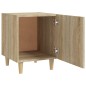vidaXL Comodini 2 pz Rovere Sonoma in Legno Multistrato vidaXL Comodini 2 pz Rovere Sonoma in Legno Multistrato