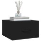 vidaXL Comodino a Muro Nero 35x35x20 cm vidaXL Comodino a Muro Nero 35x35x20 cm