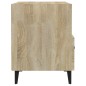 vidaXL Comodino Rovere Sonoma in Legno Multistrato